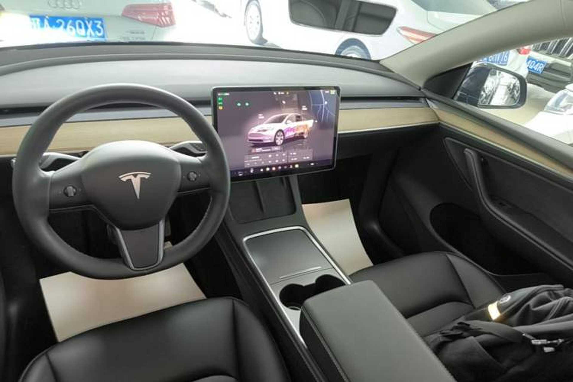 Used Tesla Model Y 2022 Revised Version Rear-Wheel Drive Audio And AC Panel