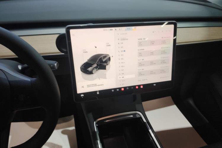 Used Tesla Model Y 2022 Revised Version Rear-Wheel Drive Audio And AC Panel