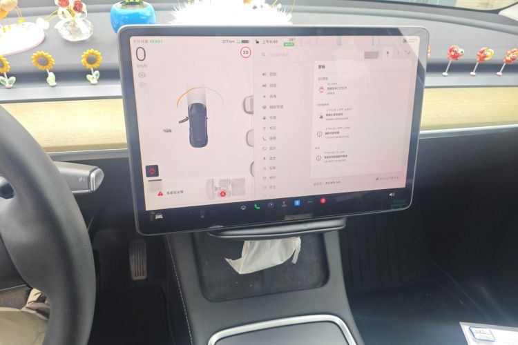 Used Tesla Model Y 2022 Revised Version Rear-Wheel Drive Audio And AC Panel