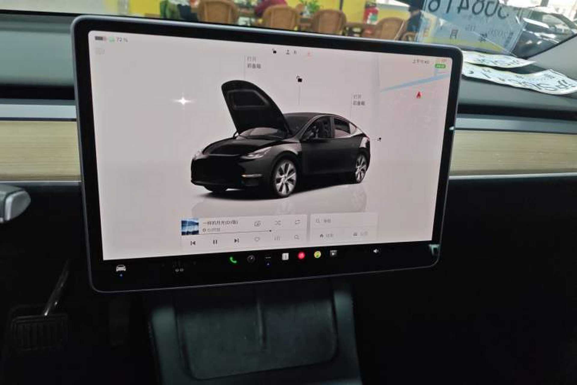 Used Tesla Model Y 2022 Rear-Wheel-Drive Version Audio And AC Panel