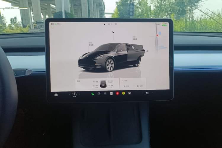 Used Tesla Model Y 2022 Revised Version Rear-Wheel Drive Audio And AC Panel
