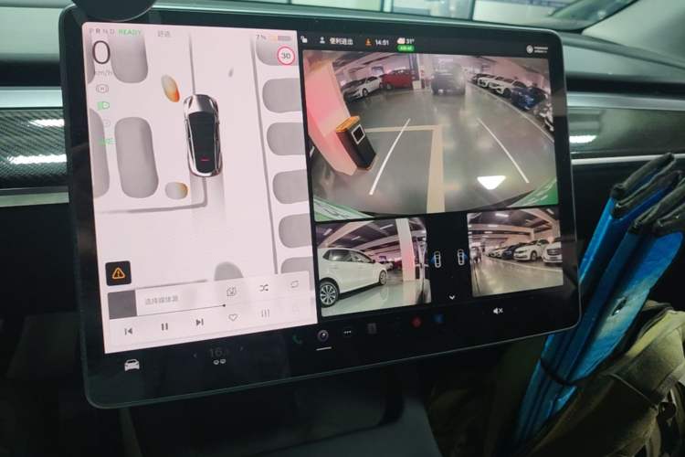 Used Tesla Model Y 2022 Revised Version Rear-Wheel Drive Audio And AC Panel