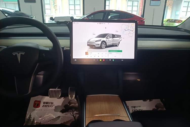 Used Tesla Model Y 2022 Revised Version Rear-Wheel Drive Audio And AC Panel