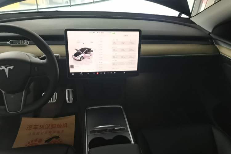 Used Tesla Model Y 2022 Revised Version Long-Range All-Wheel Drive Audio And AC Panel