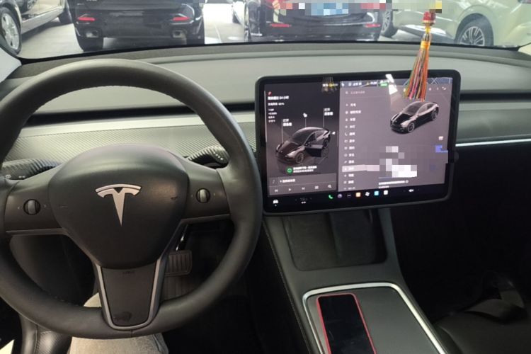 Used Tesla Model Y 2022 Revised Version Long-Range All-Wheel Drive Audio And AC Panel