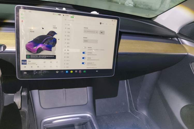 Used Tesla Model Y 2022 Rear-Wheel-Drive Version Audio And AC Panel