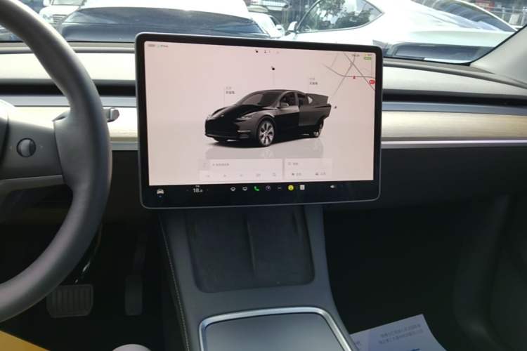 Used Tesla Model Y 2022 Revised Version Rear-Wheel Drive Audio And AC Panel