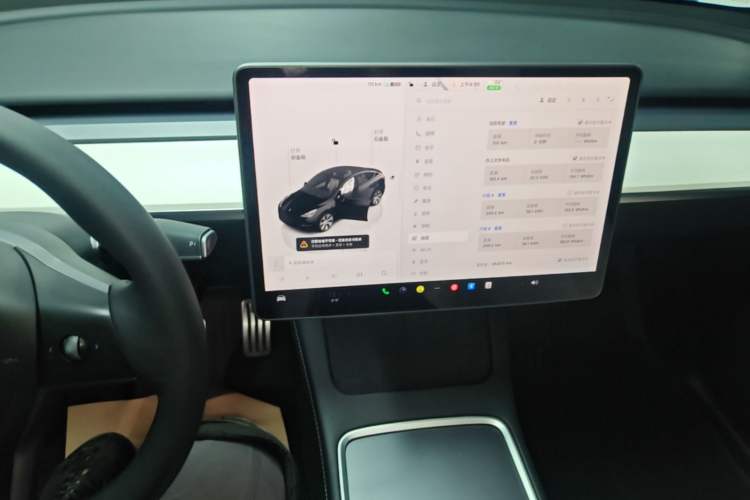 Used Tesla Model Y 2022 Revised Version Rear-Wheel Drive Audio And AC Panel