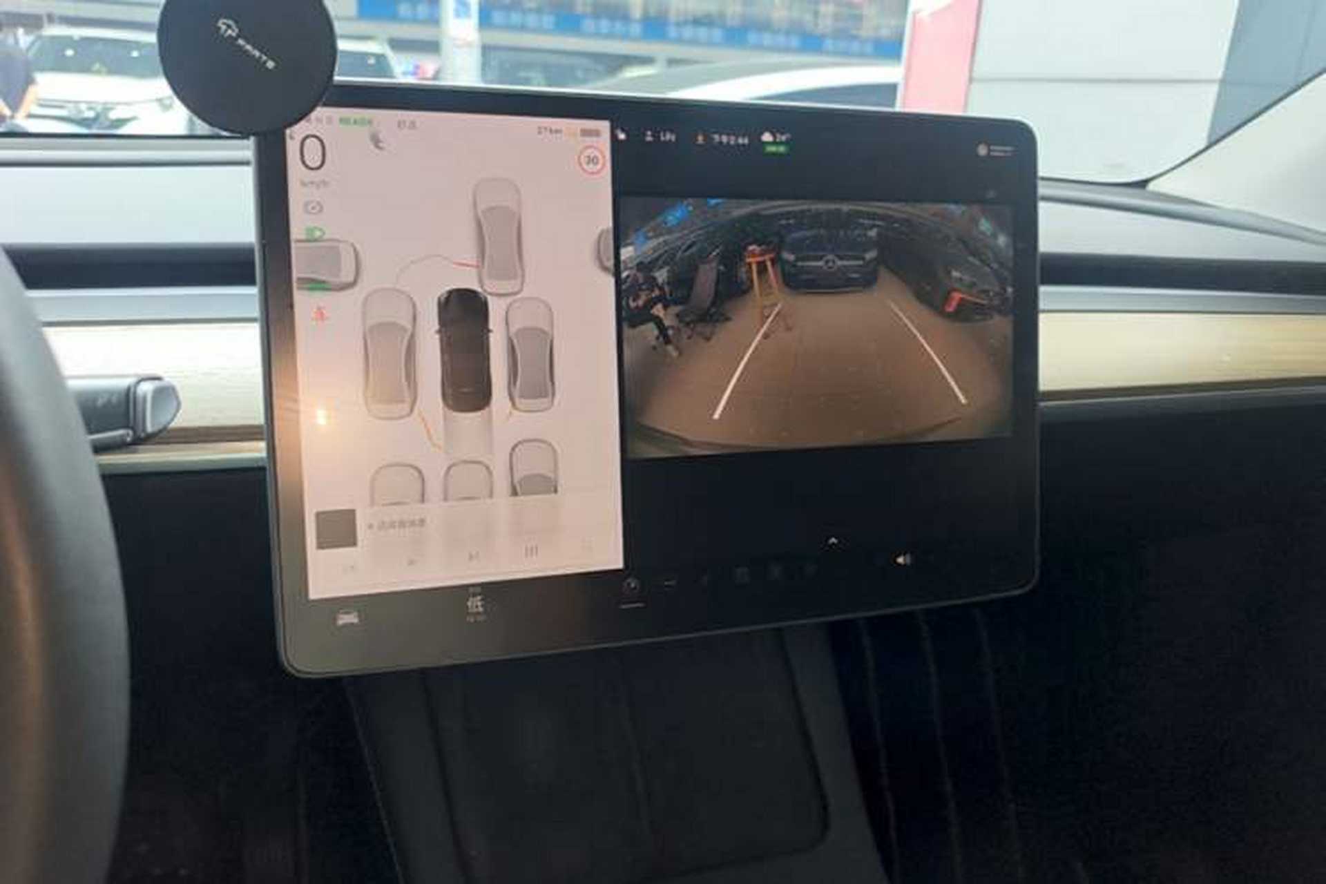 Used Tesla Model Y 2022 Revised Version Rear-Wheel Drive Audio And AC Panel