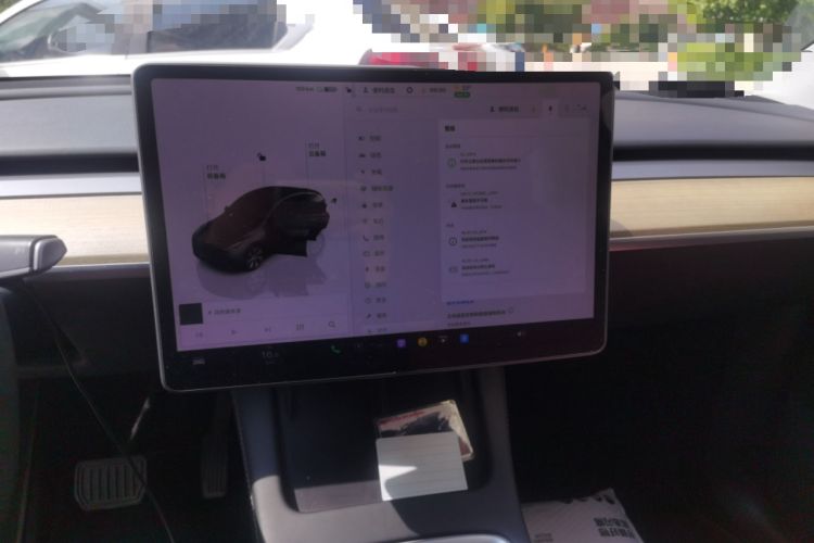 Used Tesla Model Y 2022 Revised Version Long-Range All-Wheel Drive Audio And AC Panel