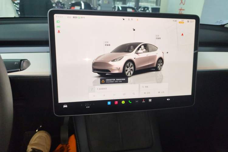 Used Tesla Model Y 2022 Revised Version Rear-Wheel Drive Audio And AC Panel