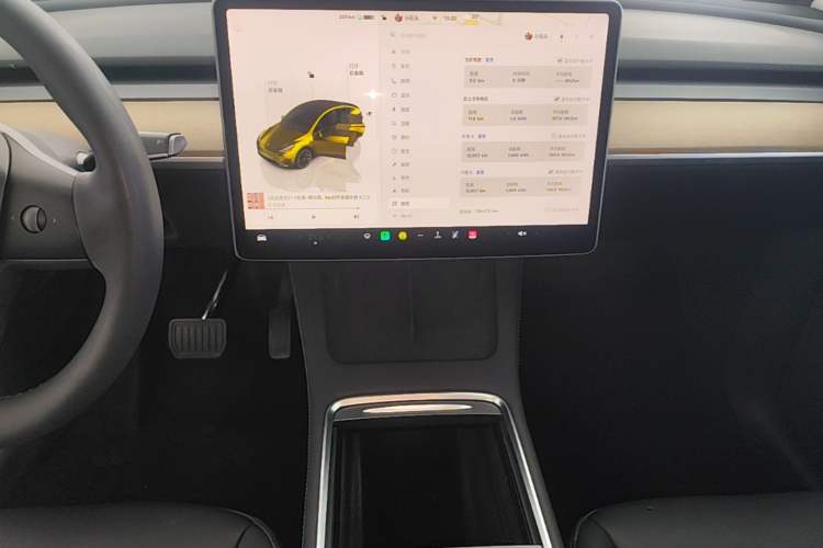 Used Tesla Model Y 2022 Rear-Wheel-Drive Version Audio And AC Panel