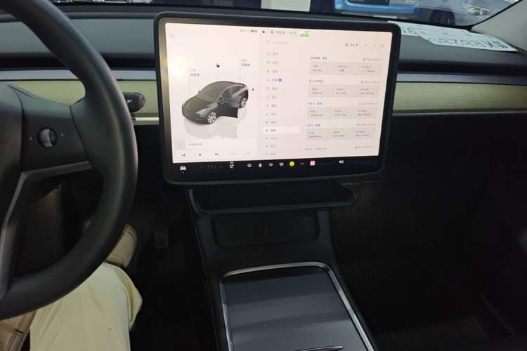 Used Tesla Model Y 2022 Revised Version Rear-Wheel Drive Audio And AC Panel