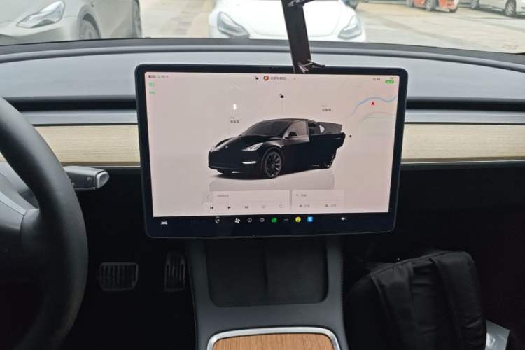 Used Tesla Model Y 2022 Revised Version Long-Range All-Wheel Drive Audio And AC Panel