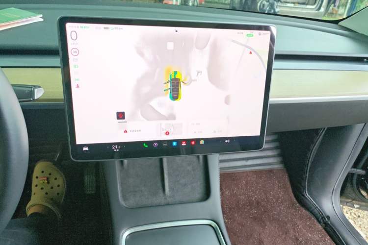 Used Tesla Model Y 2022 Revised Version Rear-Wheel Drive Audio And AC Panel