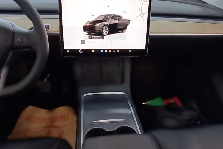 Used Tesla Model Y 2022 Revised Version Rear-Wheel Drive Audio And AC Panel
