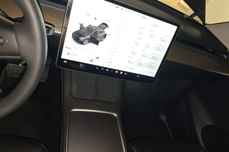 Used Tesla Model Y 2022 Revised Version Rear-Wheel Drive Audio And AC Panel
