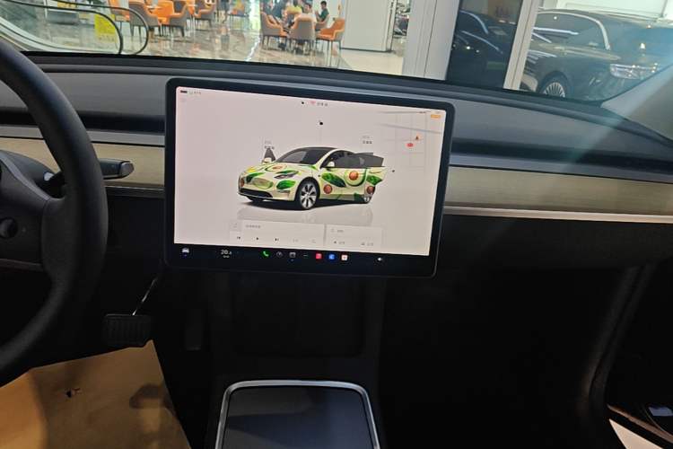 Used Tesla Model Y 2022 Revised Version Rear-Wheel Drive Audio And AC Panel