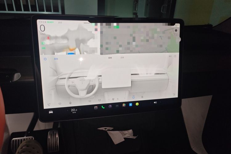 Used Tesla Model Y 2022 Rear-Wheel-Drive Version Audio And AC Panel