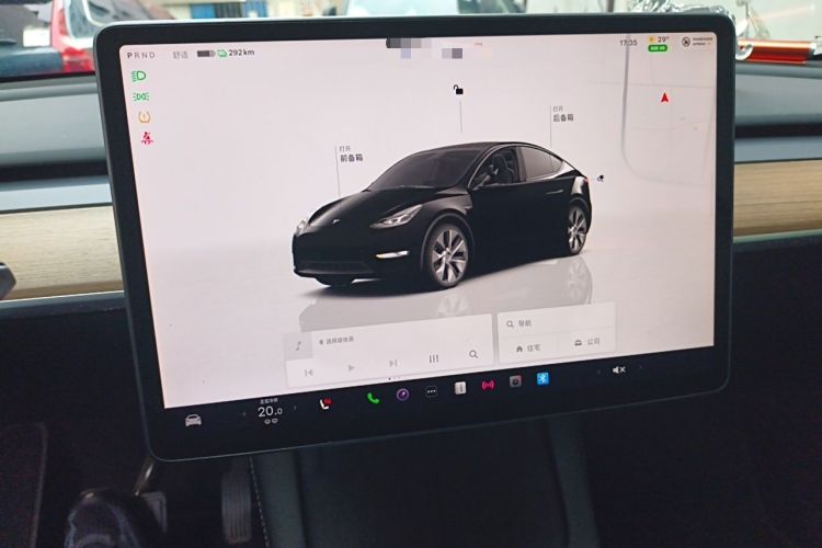 Used Tesla Model Y 2022 Rear-Wheel-Drive Version Audio And AC Panel