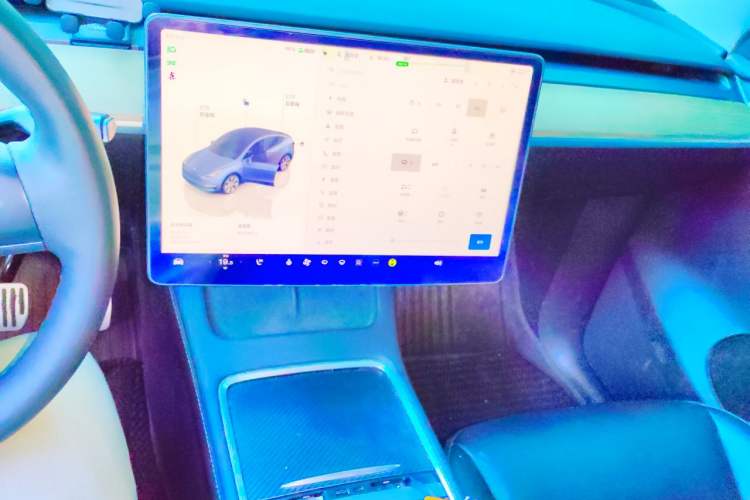 Used Tesla Model Y 2022 Rear-Wheel-Drive Version Audio And AC Panel