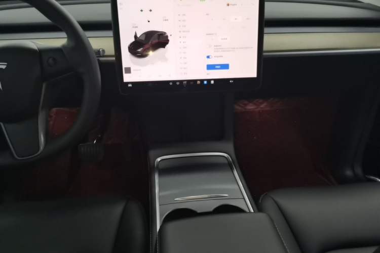 Used Tesla Model Y 2022 Revised Version Long-Range All-Wheel Drive Audio And AC Panel