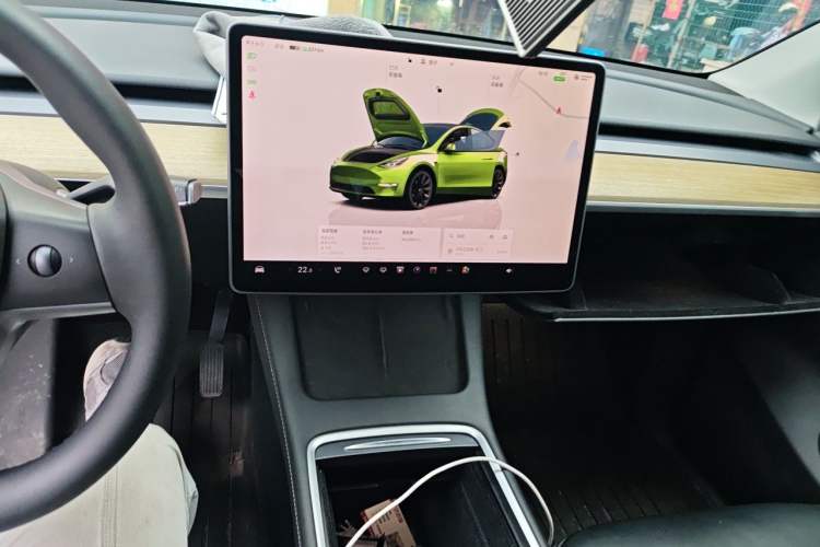 Used Tesla Model Y 2022 Revised Version Rear-Wheel Drive Audio And AC Panel