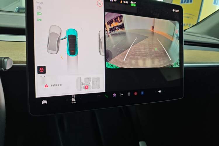 Used Tesla Model Y 2022 Revised Version Rear-Wheel Drive Audio And AC Panel
