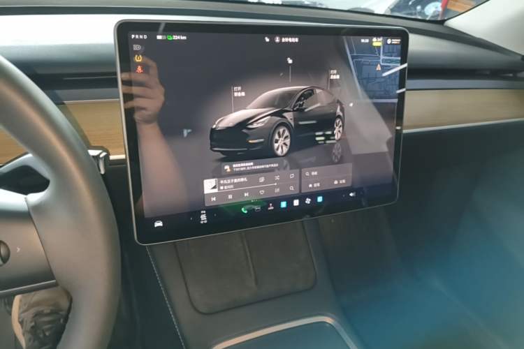 Used Tesla Model Y 2022 Revised Version Rear-Wheel Drive Audio And AC Panel