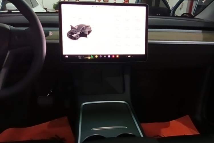 Used Tesla Model Y 2022 Rear-Wheel-Drive Version Audio And AC Panel