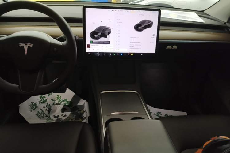 Used Tesla Model Y 2022 Rear-Wheel-Drive Version Audio And AC Panel