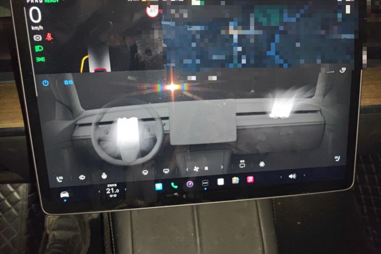Used Tesla Model Y 2022 Revised Version Rear-Wheel Drive Audio And AC Panel