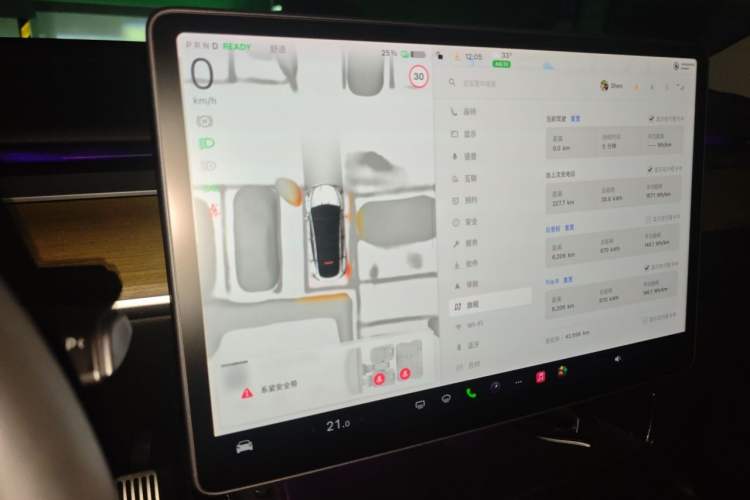 Used Tesla Model Y 2022 Revised Version Rear-Wheel Drive Audio And AC Panel