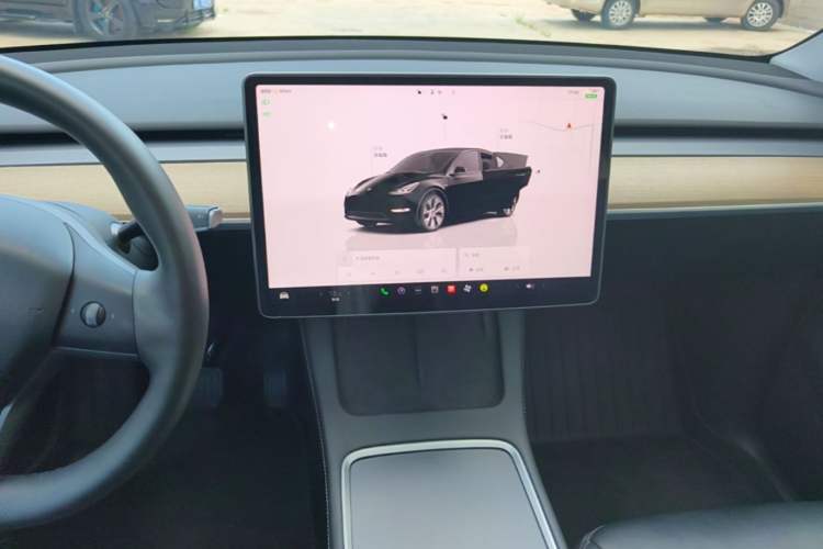 Used Tesla Model Y 2022 Revised Version Rear-Wheel Drive Audio And AC Panel