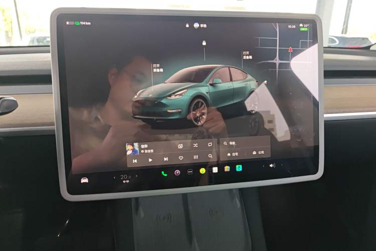 Used Tesla Model Y 2022 Rear-Wheel-Drive Version Audio And AC Panel