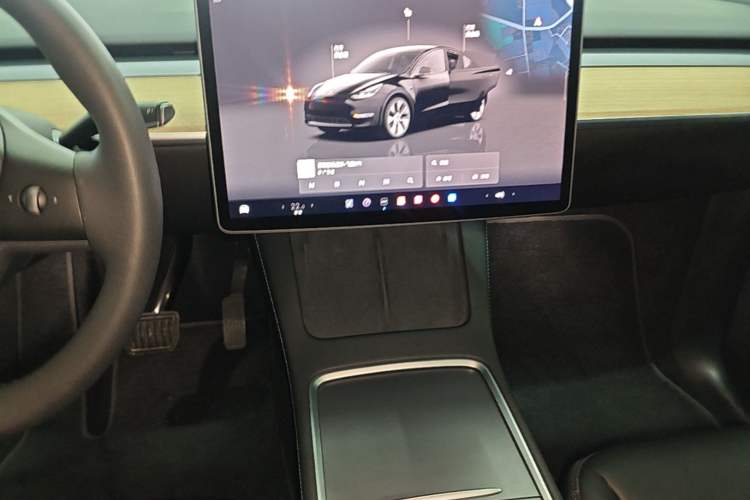 Used Tesla Model Y 2022 Revised Version Rear-Wheel Drive Audio And AC Panel