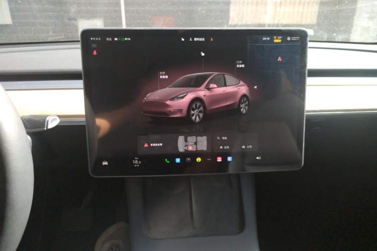 Used Tesla Model Y 2022 Rear-Wheel-Drive Version Audio And AC Panel