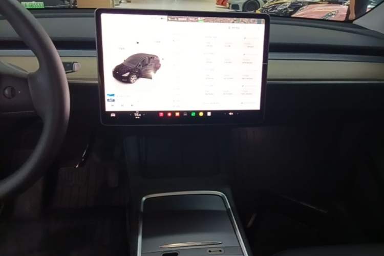 Used Tesla Model Y 2022 Revised Version Rear-Wheel Drive Audio And AC Panel