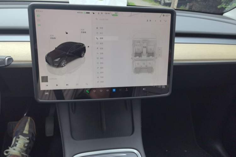 Used Tesla Model Y 2022 Revised Version Rear-Wheel Drive Audio And AC Panel