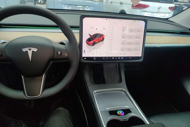 Used Tesla Model Y 2022 Revised Version Rear-Wheel Drive Audio And AC Panel