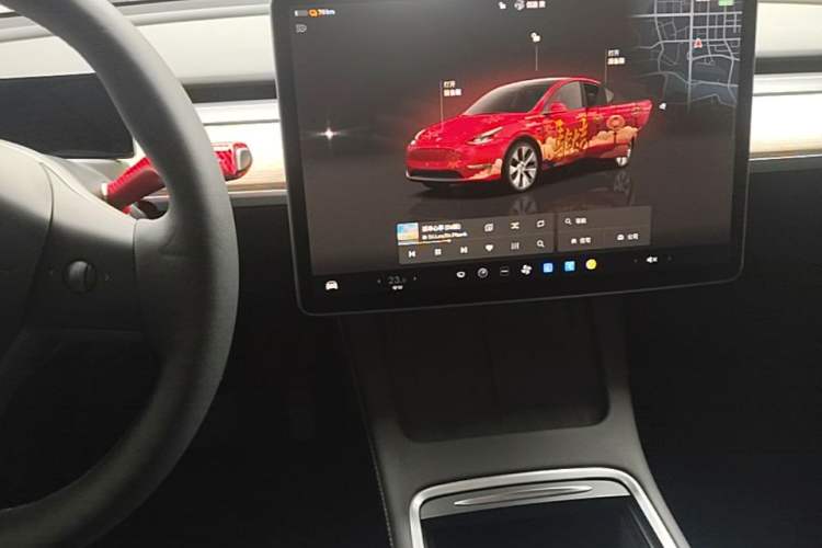 Used Tesla Model Y 2022 Revised Version Rear-Wheel Drive Audio And AC Panel
