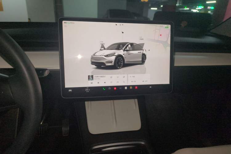 Used Tesla Model Y 2022 Revised Version Rear-Wheel Drive Audio And AC Panel
