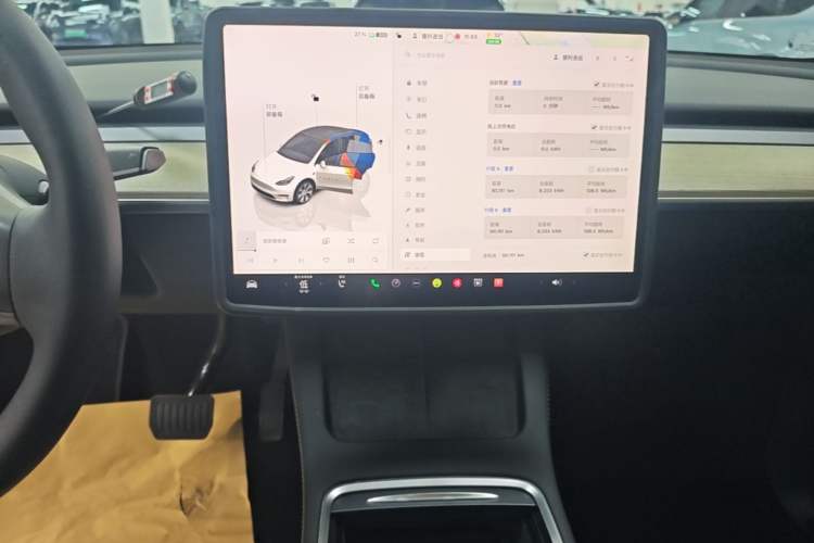 Used Tesla Model Y 2022 Revised Version Rear-Wheel Drive Audio And AC Panel