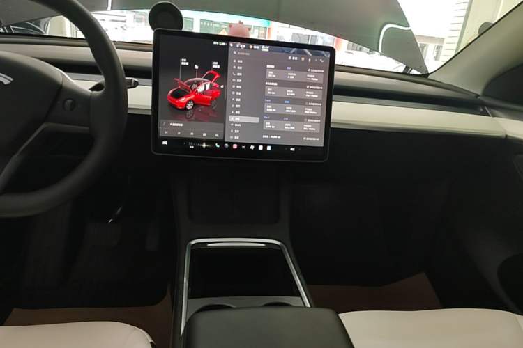 Used Tesla Model Y 2022 Revised Version Rear-Wheel Drive Audio And AC Panel