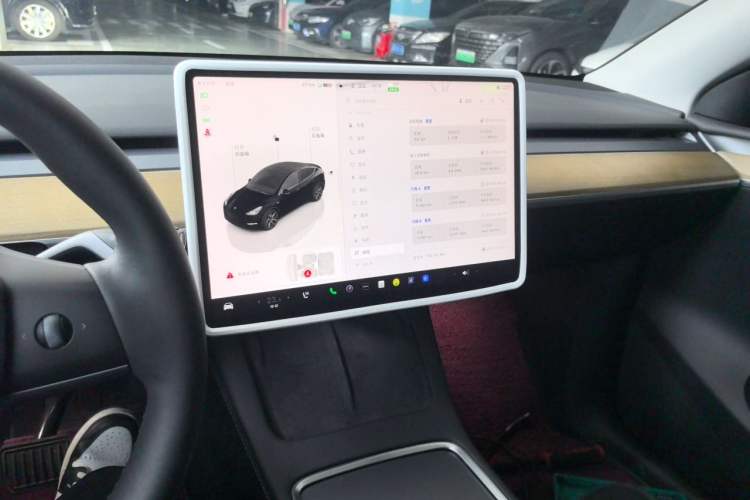 Used Tesla Model Y 2022 Revised Version Rear-Wheel Drive Audio And AC Panel