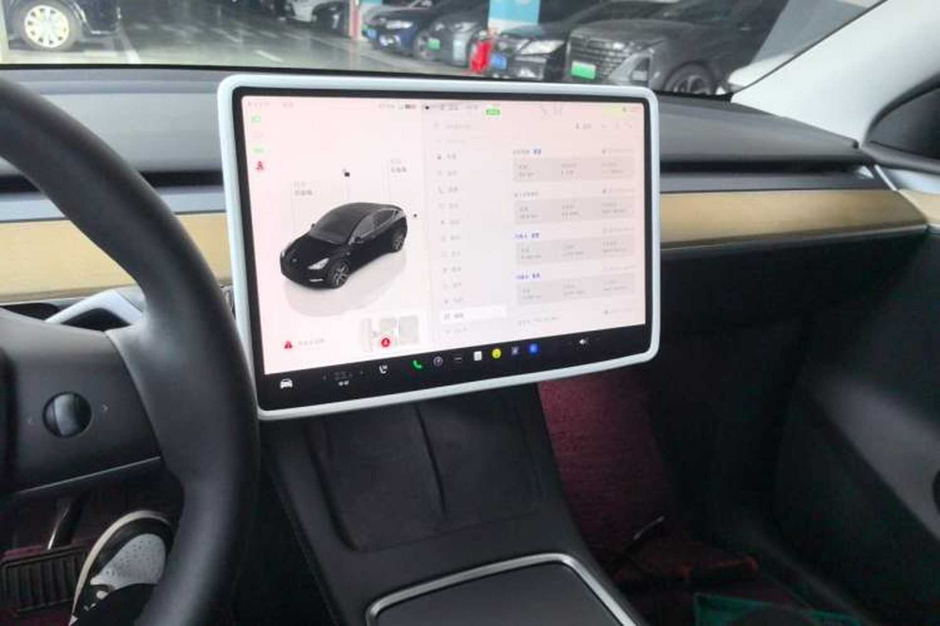 Used Tesla Model Y 2022 Revised Version Rear-Wheel Drive Audio And AC Panel