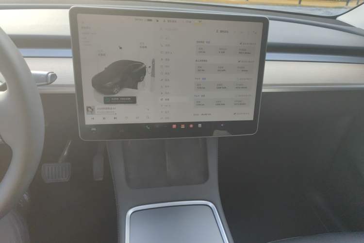 Used Tesla Model Y 2022 Revised Version Rear-Wheel Drive Audio And AC Panel
