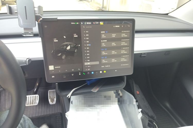 Used Tesla Model Y 2022 Rear-Wheel-Drive Version Audio And AC Panel