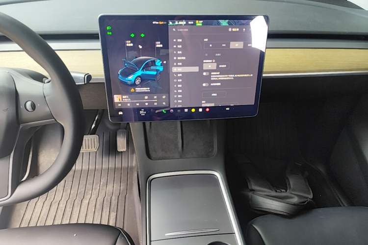 Used Tesla Model Y 2022 Revised Version Rear-Wheel Drive Audio And AC Panel
