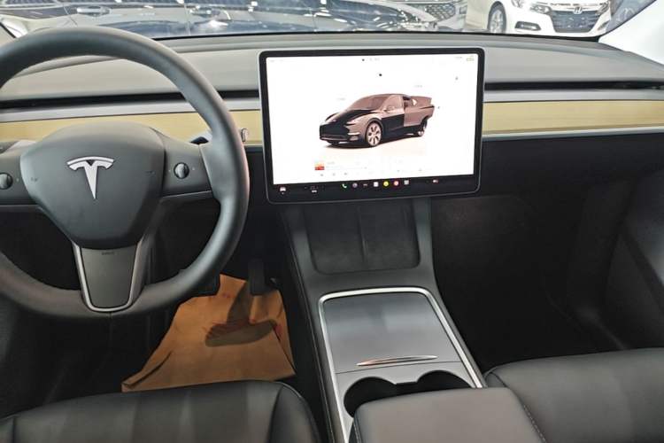 Used Tesla Model Y 2022 Revised Version Rear-Wheel Drive Audio And AC Panel